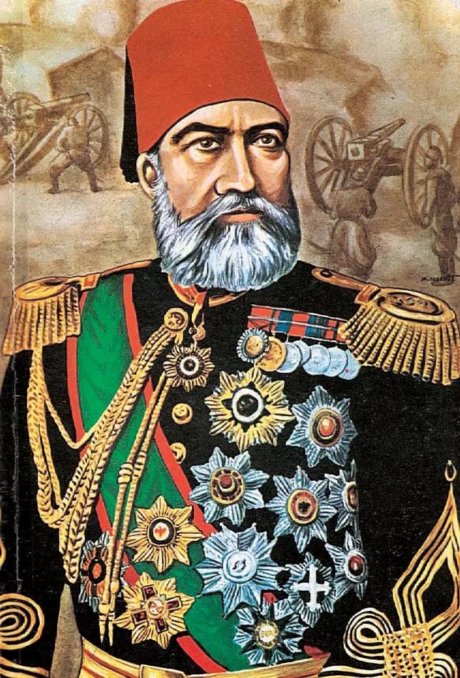 Gazi Osman Paşa portre-renkli